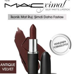 M A C XIMAL Silky Matte Lipstick - Antique Velvet