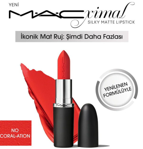 M A C XIMAL Silky Matte Lipstick - No Coral-ation