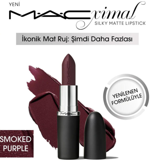 M A C XIMAL Silky Matte Lipstick - Smoked Purple