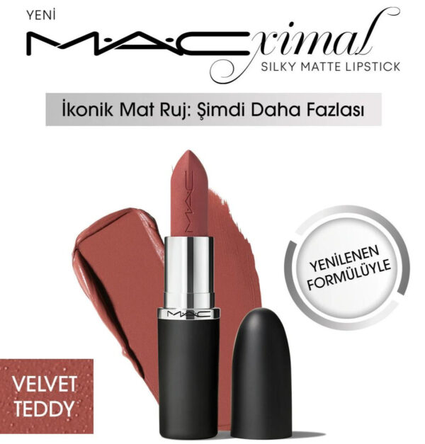 M A C XIMAL Silky Matte Lipstick - Velvet Teddy