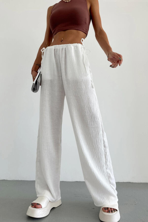 Riva Linen Trousers White