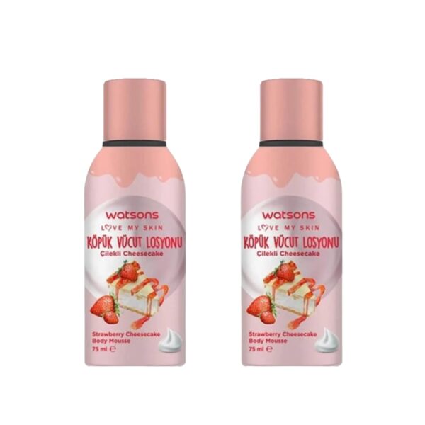 Watsons Strawberry Body Foam X2 Pieces (75)