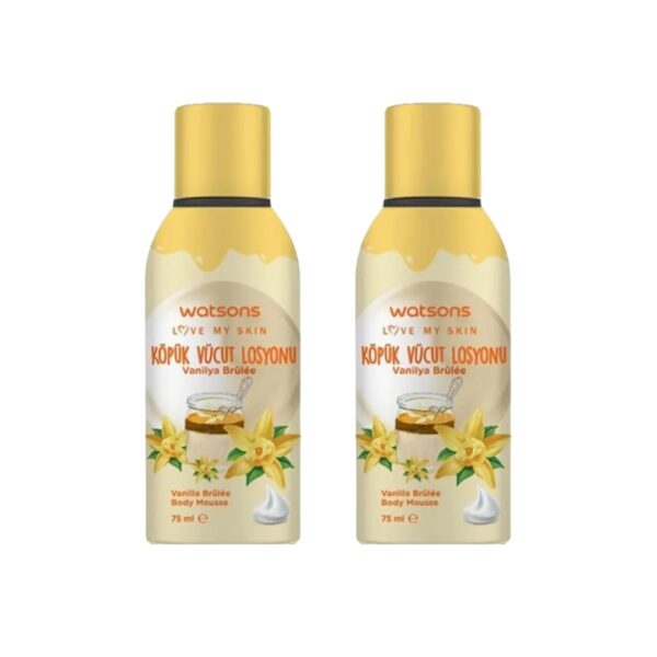 Watsons Vanilla Body Foam x2 Pieces (75ml)